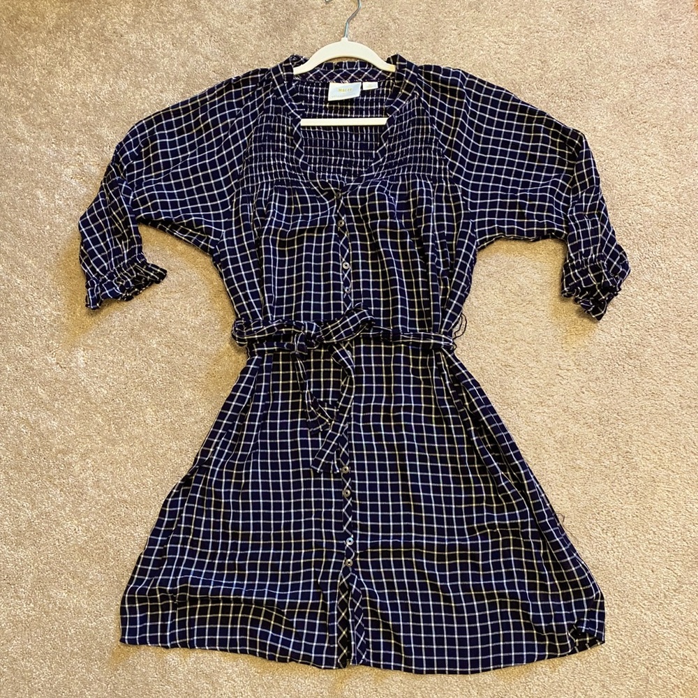 Maeve by Anthropologie Plaid Dress